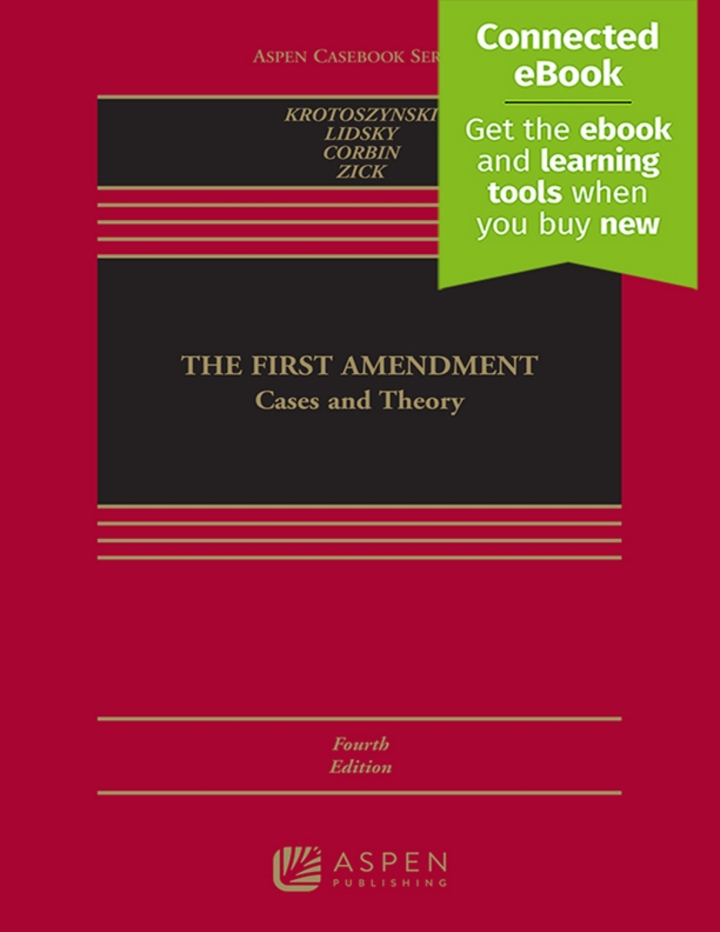 The First Amendment: Cases and Theory eTextbook 4th Edition PDF